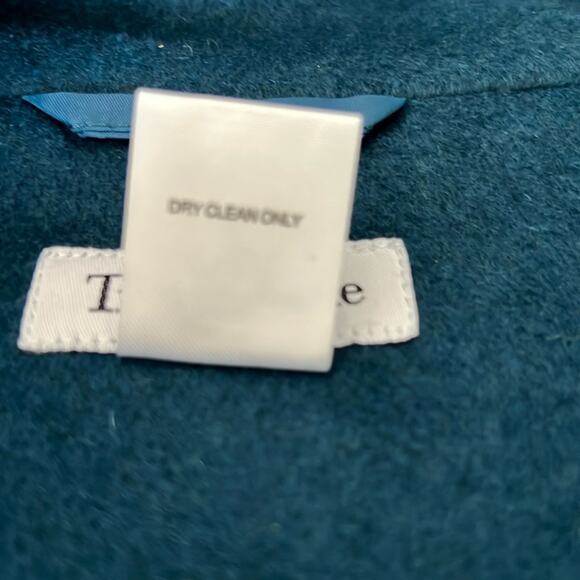 Time for Me Teal Blue Coat Mid Weight Winter Lined Zipper Woman Size Large - Picture 7 of 13